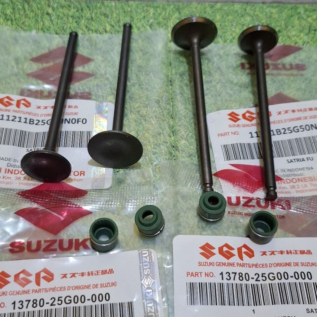 Payung Klep Set+Sil Klep Suzuki Satria fu 150 Karbu ORI