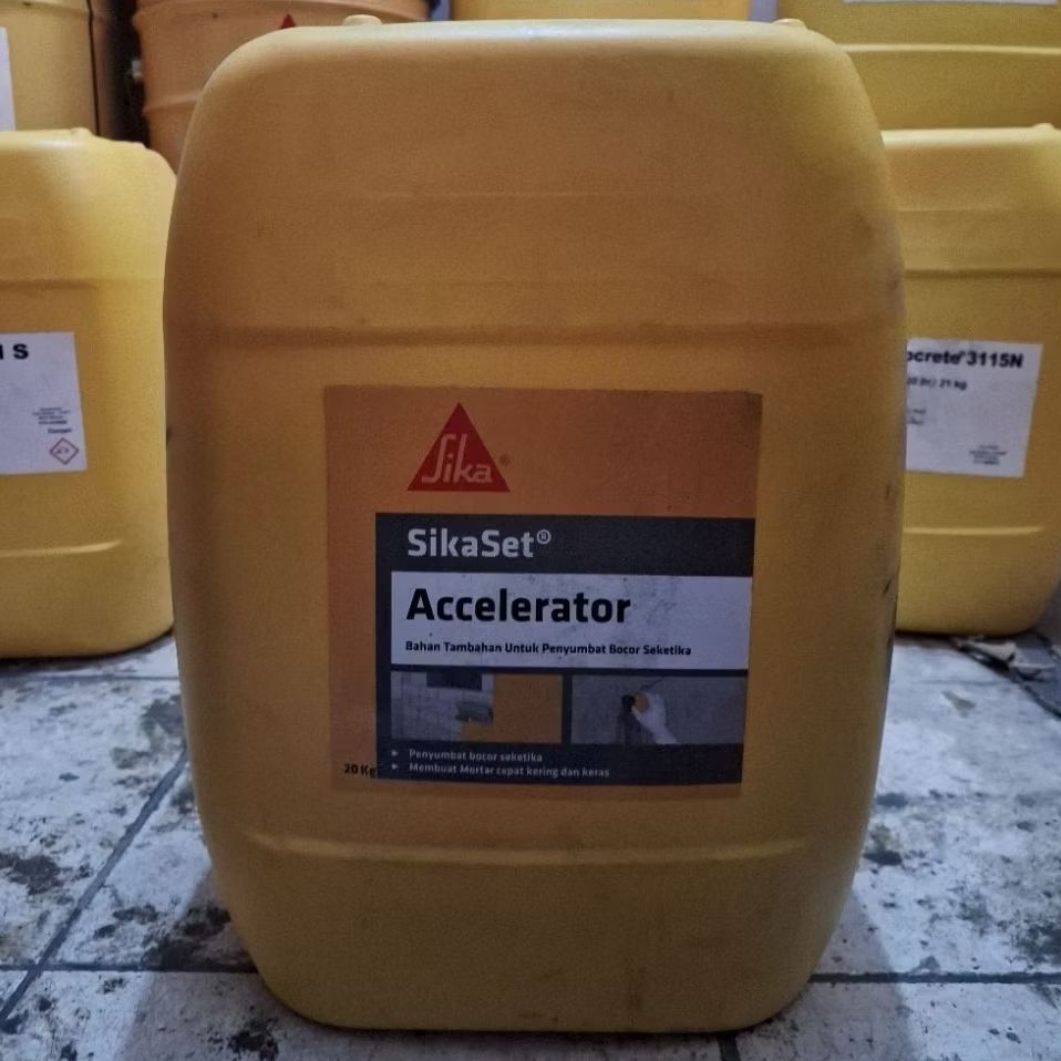 Sikaset Accelerator 20 Kg Bahan Tambahan Penyumbat Bocor Seketika