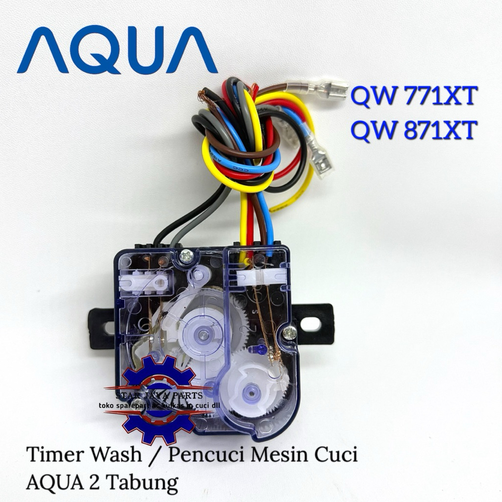 TIMER WASH AQUA JAPAN 7-8Kg QW 771XT 871XT Timer Putaran Mesin Cuci AQUA 2 Tabung