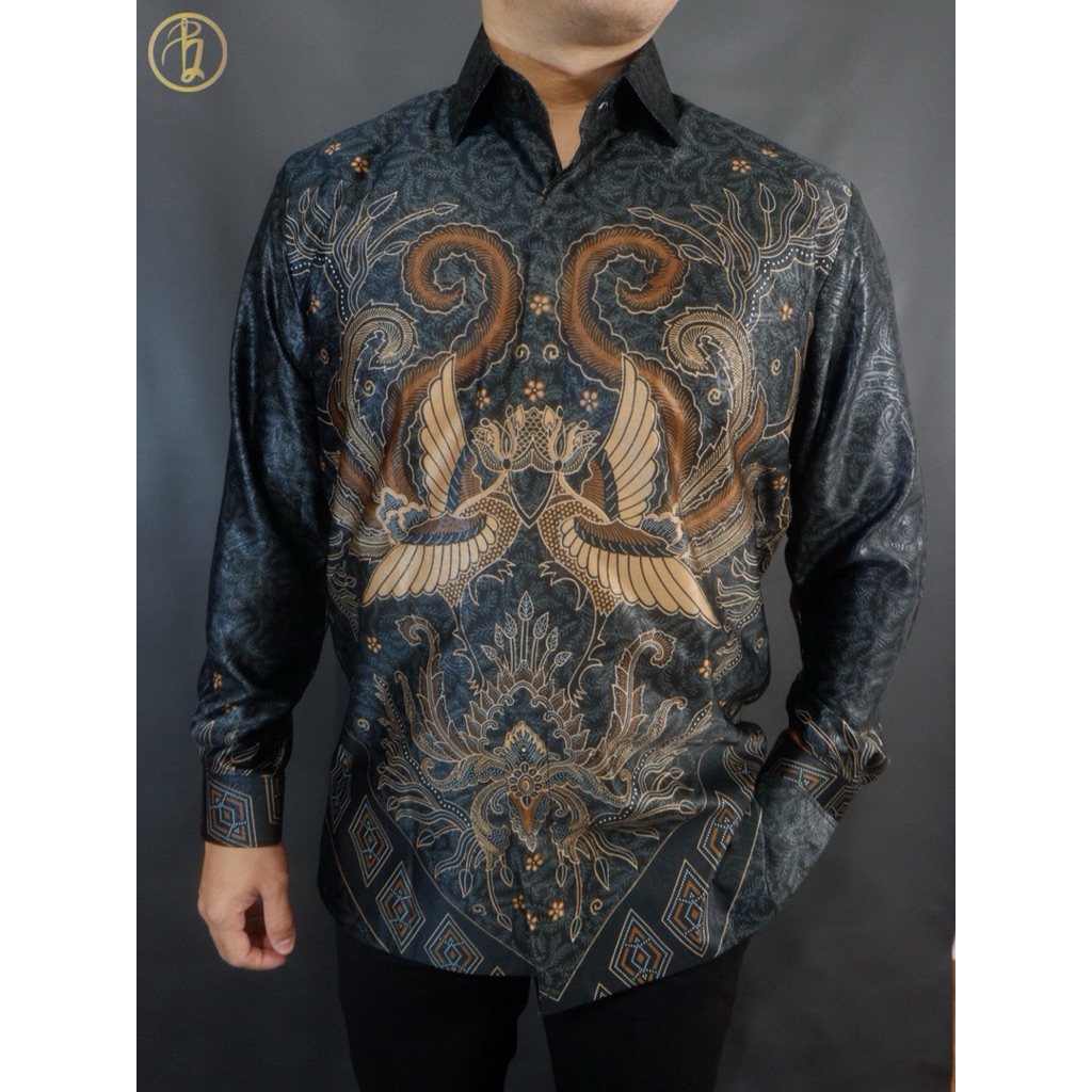 PUTRA JAYA TAILOR - Kemeja batik pria in black