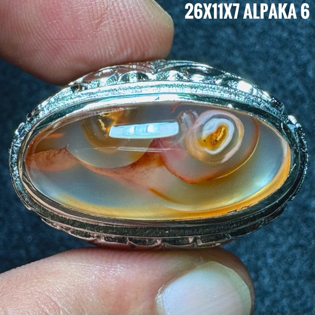 Cincin Batu Akik Natural Lafadz Allah (Asli Alam)