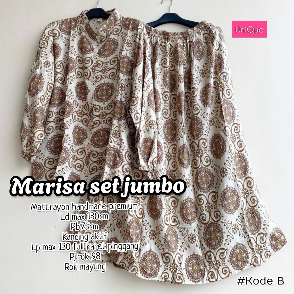 Pakaian Wanita HQ MARISA SET JUMBO From UNIQuE FASHION STORE
