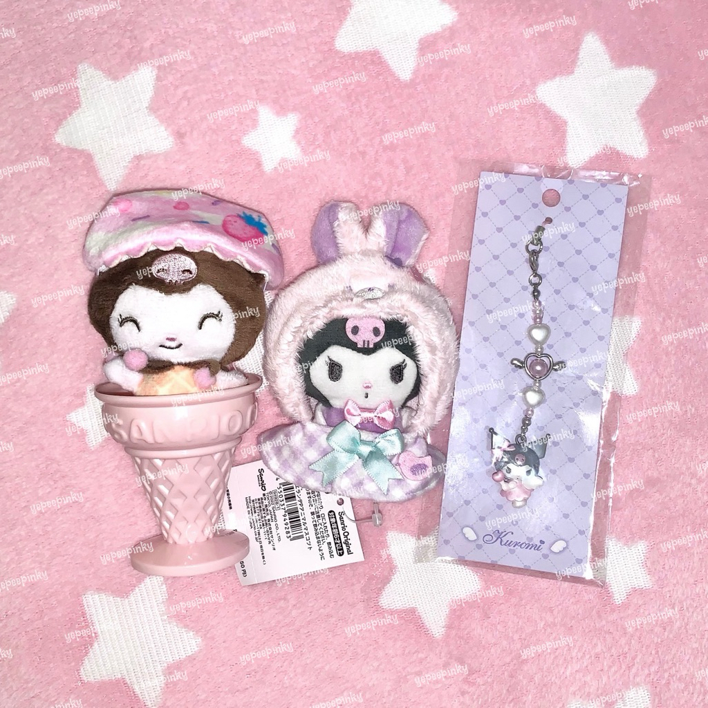 [Baca Deskripsi] Sanrio jp Original Kuromi Mascot Doll Kostum Cream Easter (inc fee admin)
