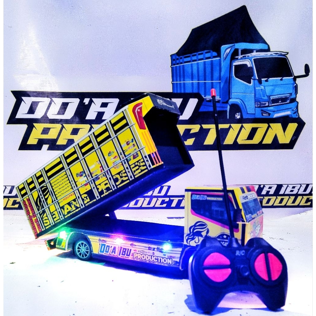 PROMO MURAH MINIATUR TRUK OLENG KAYU UKURAN JUMBO BISA NGEDAM BISA JUNGKIT FUL LAMPU KLEIP GLOSIR FU