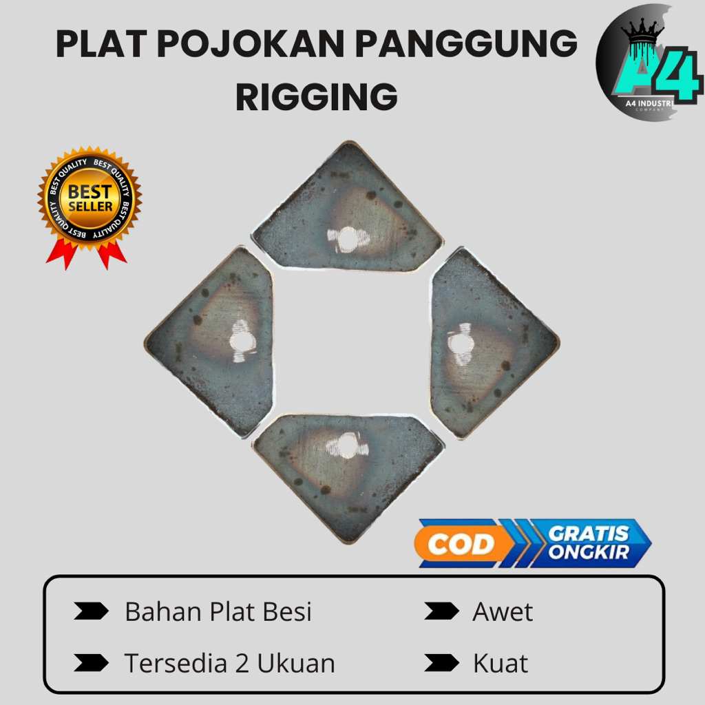 Plat pojokan panggung rigging perekat panggung rigging