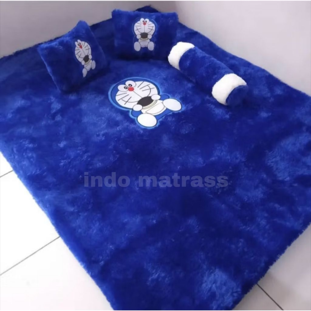 Kasur Lantai Surpet Bahan Bulu RASFUR Tebal motif Karakter