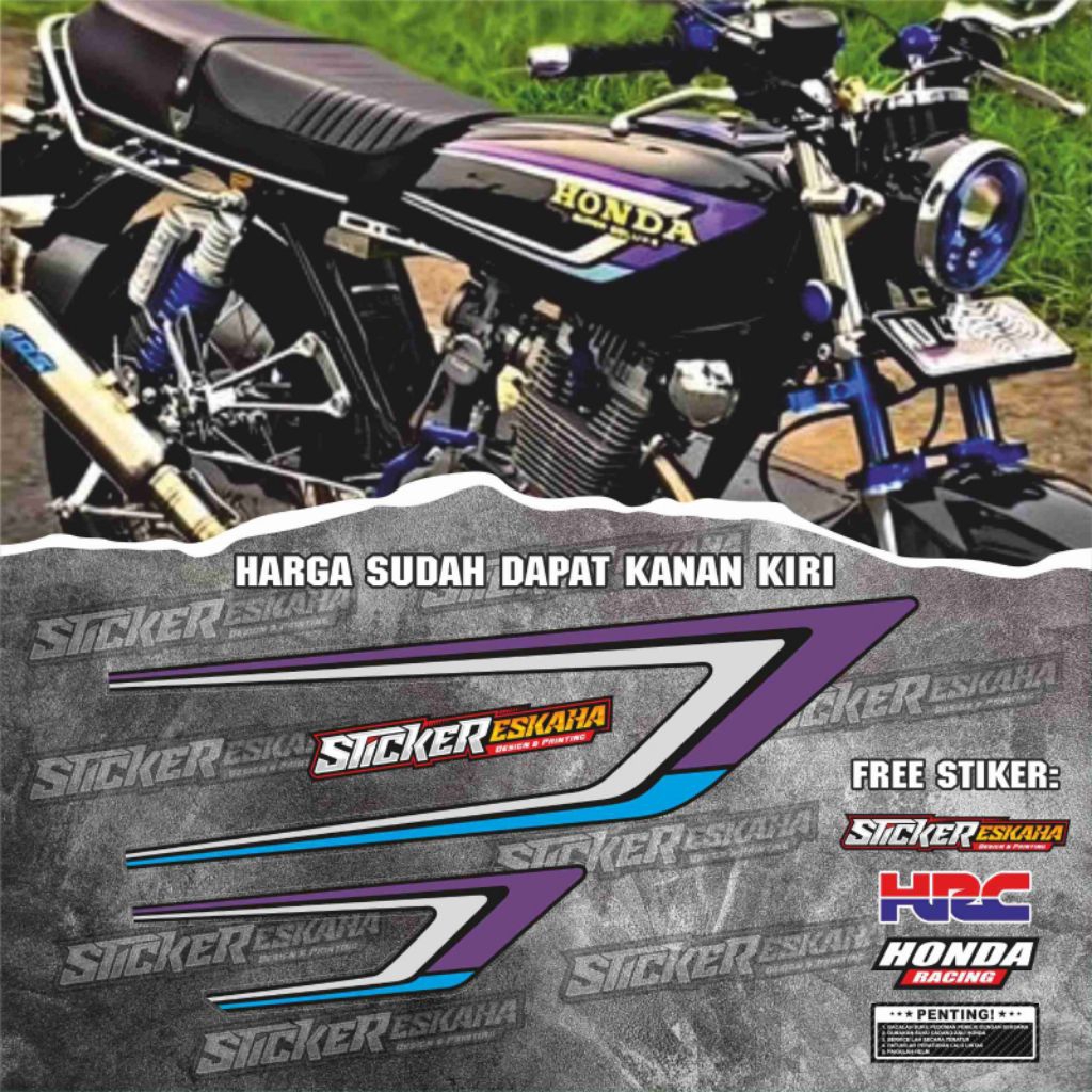 Striping GL 100 GL Cepek Motif Ori GL Series