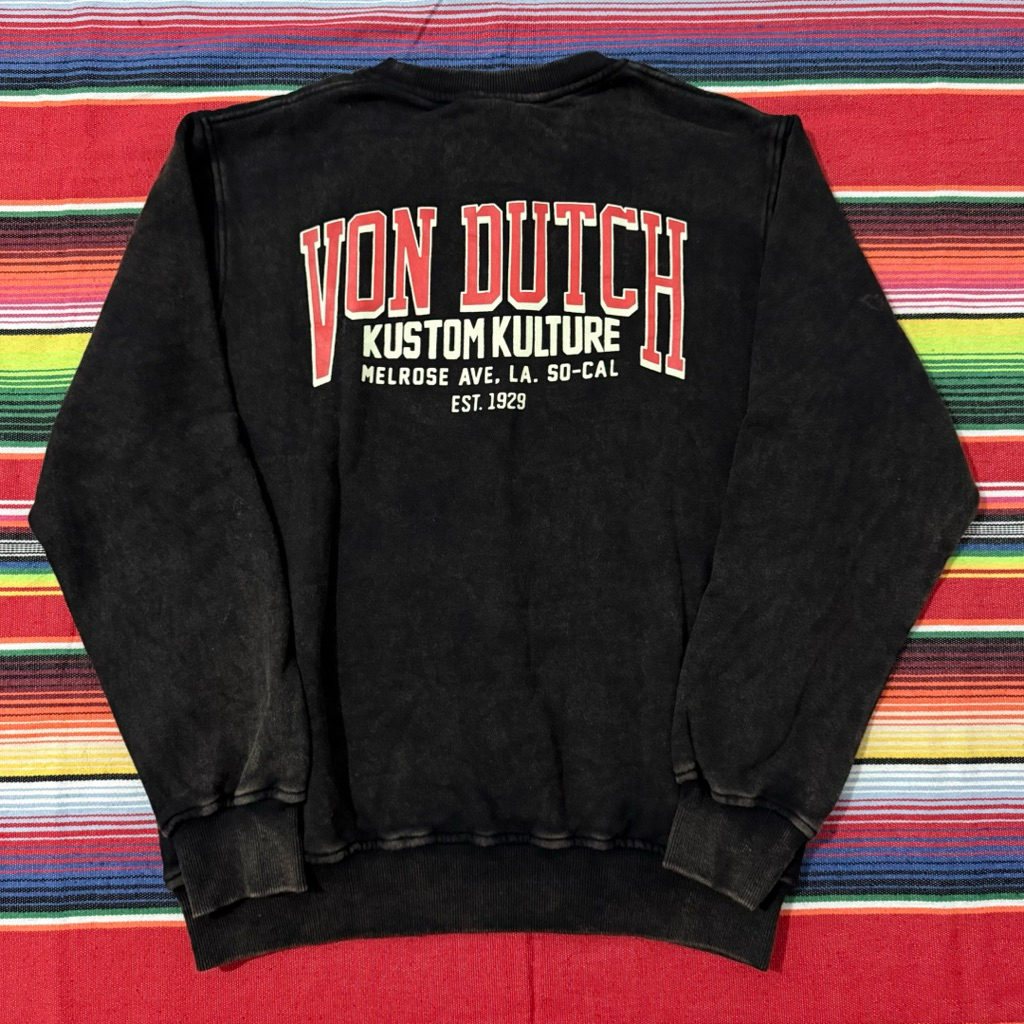 CREWNECK - VONDUTCH - L - BLACK WASH JAKET ORIGINAL
