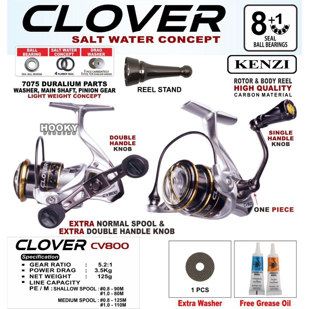 Reel Kenzi Clover 800