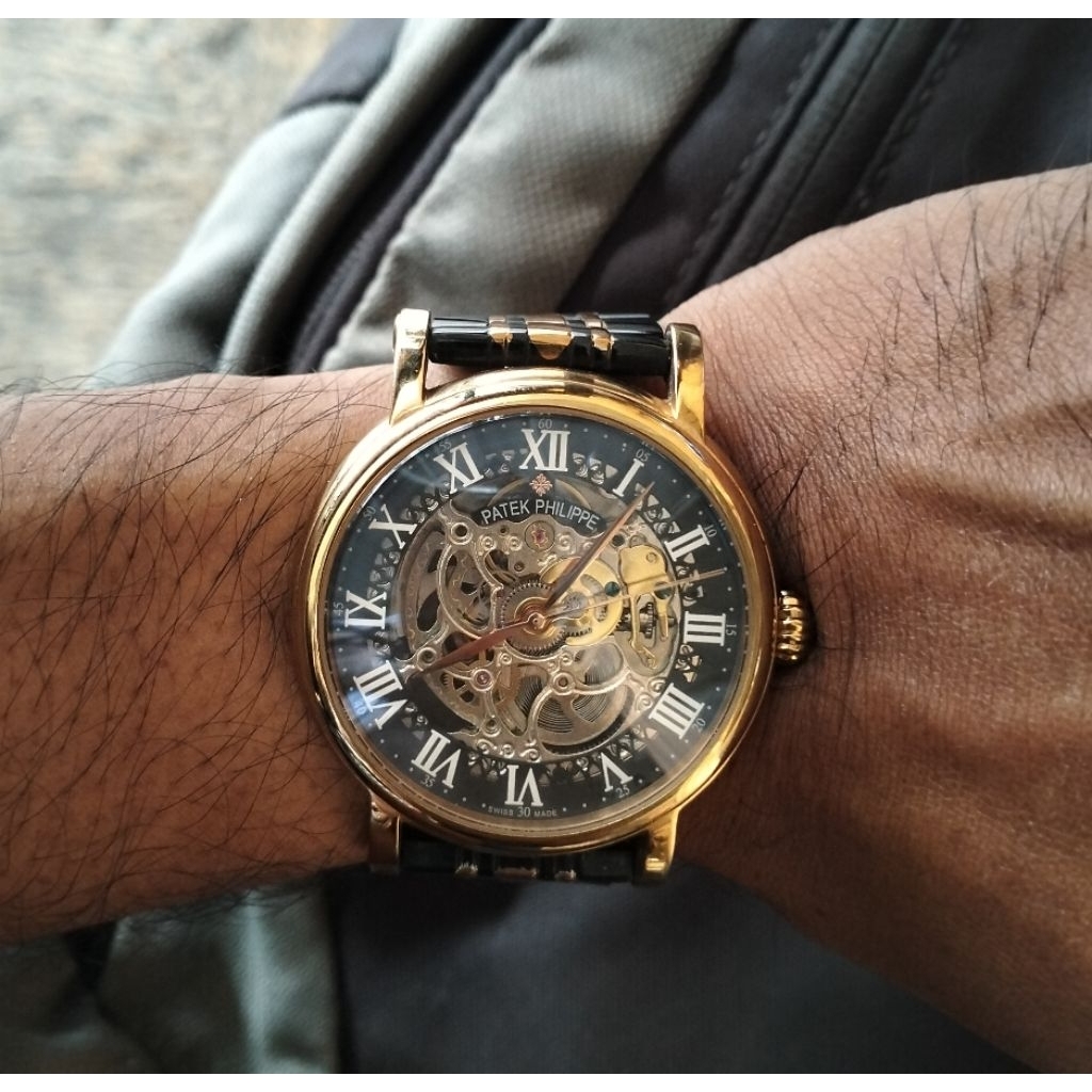 jam tangan PATEK PHILIPPE automatic skeleton