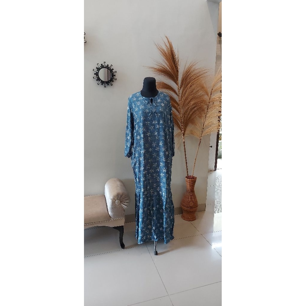 batik luza longdress lini jumbo
