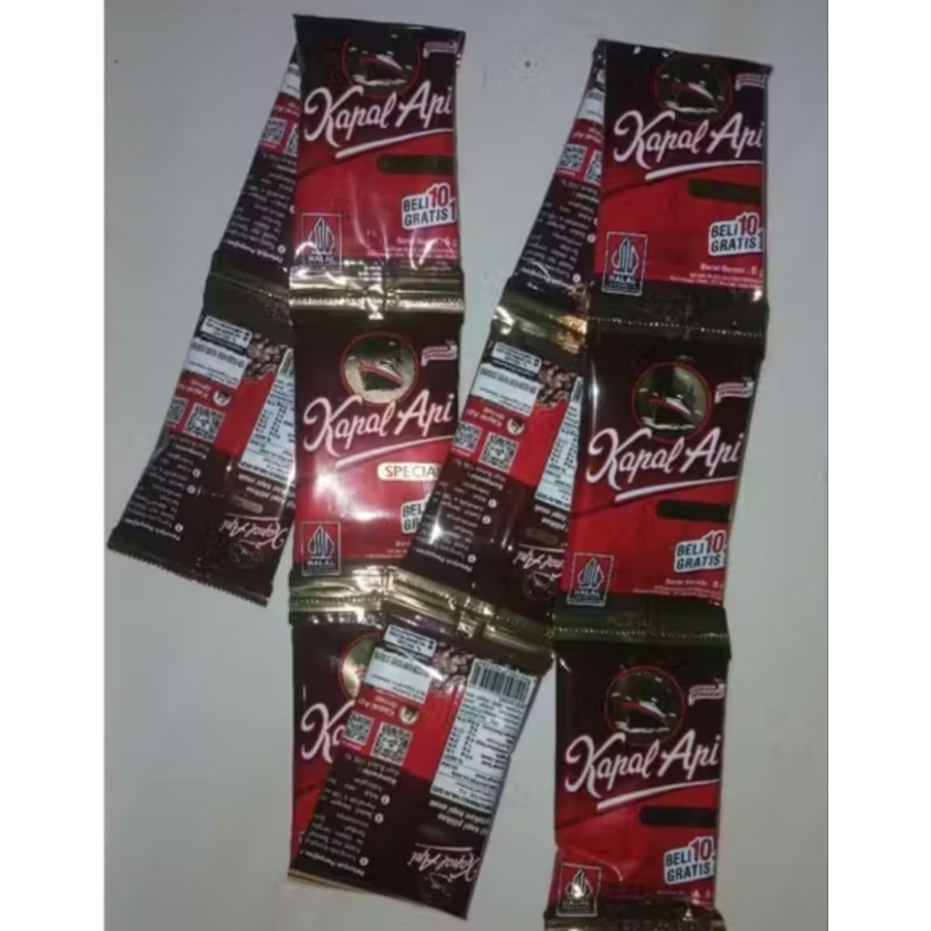 1 RENTENG KOPI KAPAL API MINI RENTENGAN ISI 10 SACHET