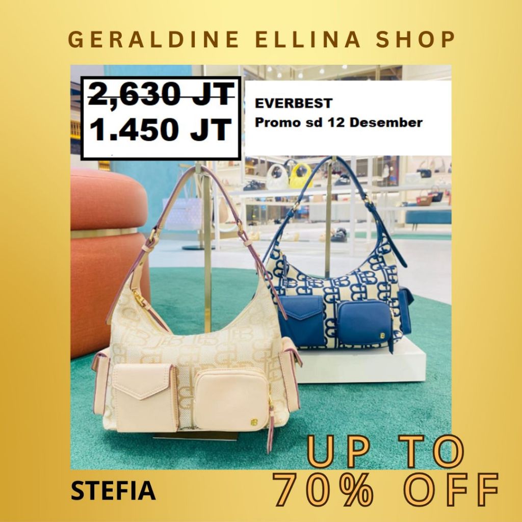 Tas selempang EVERBEST Wanita perempuan ORIGINAL SALE seri STEFIA