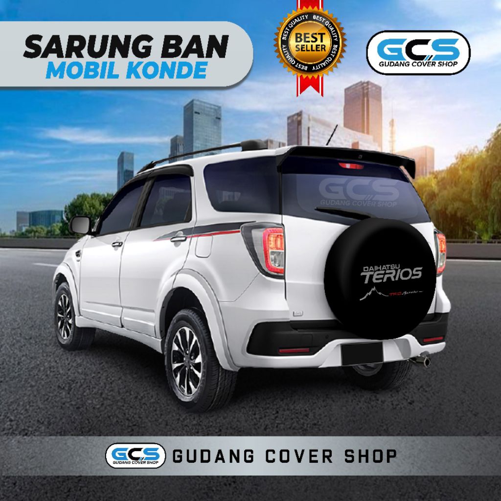 TERIOS Sarung Ban Cadangan Terios bahan kulit sintetis motif jeruk berkualitas bahan anti air anti p