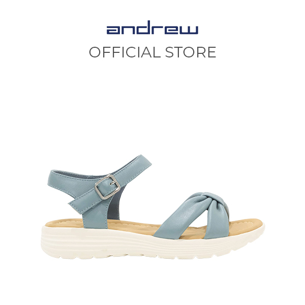 Sandal Casual Wanita Andrew Shoes Isla blue