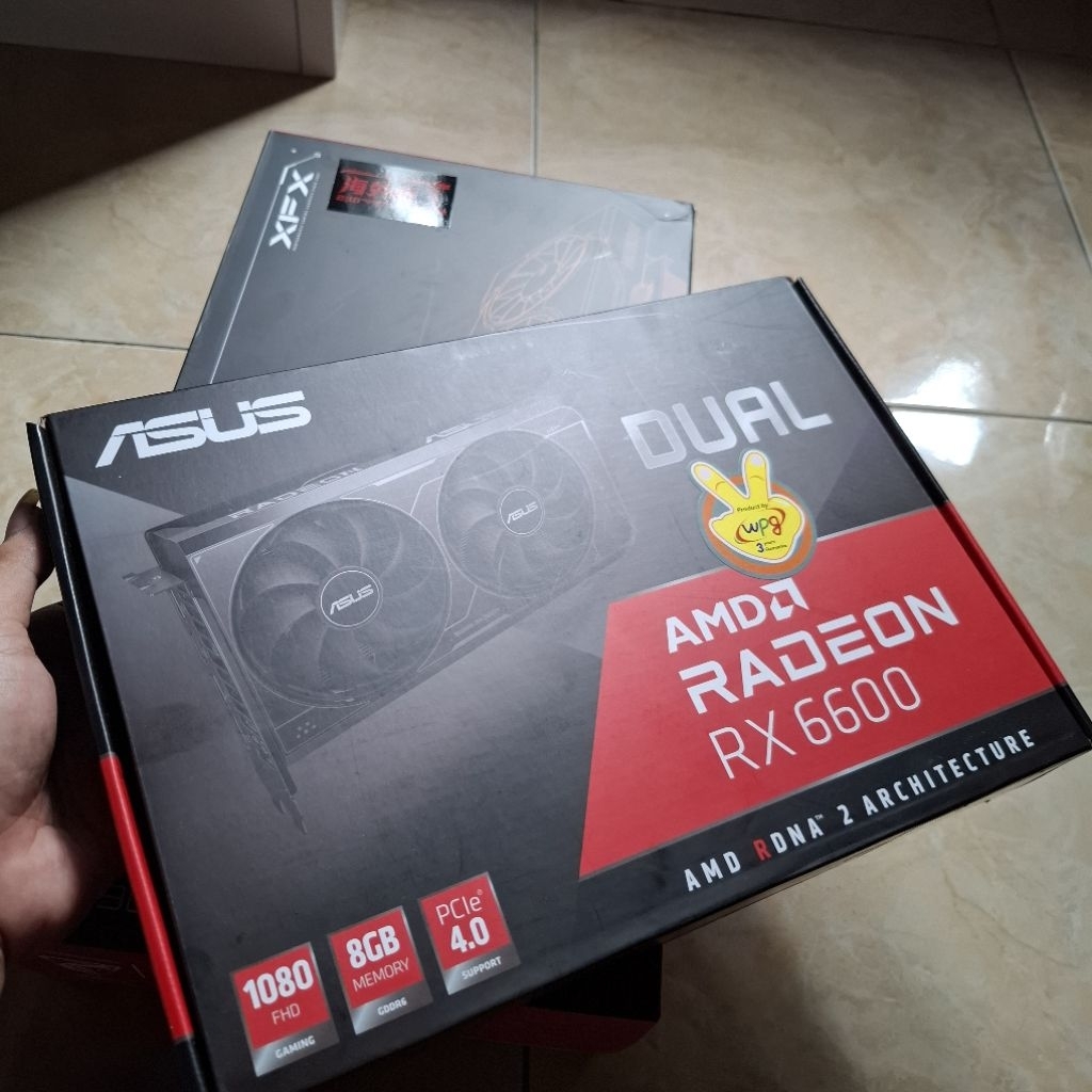 Asus Dual V3 RX 6600 8GB Second Bergaransi