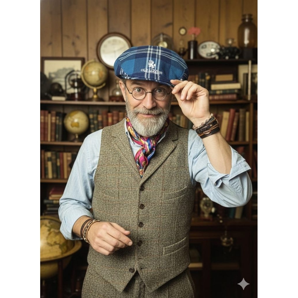 Topi Flatcap Newsboy Copet Bahan 100% Wool