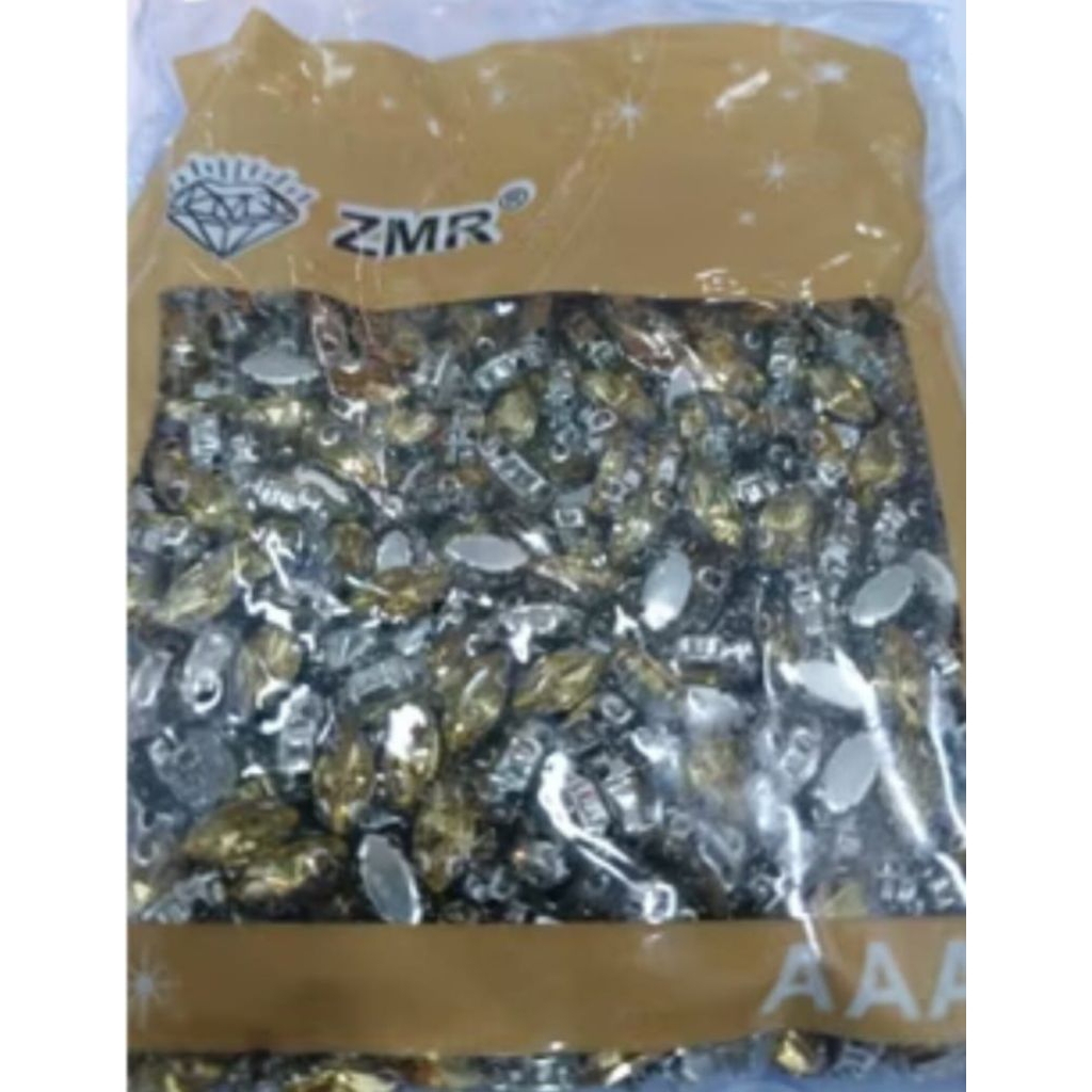 (GROSIR) PAYET CANGKANG SAMPAN/MATA AKRILIK 5X10mm 1 PACK