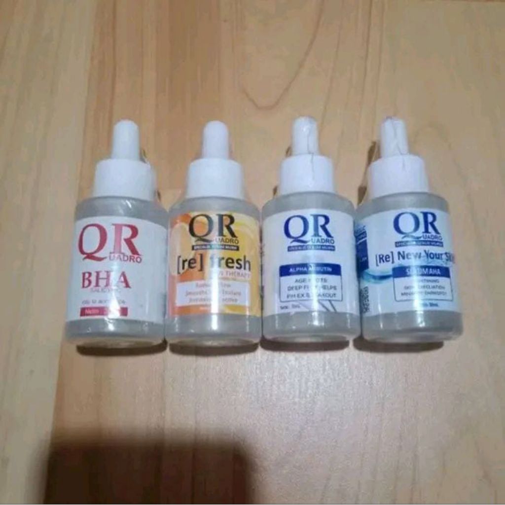 Quadro Serum Perawatan Kecantikan Skincare Kulit Wajah Muka BHA Salicylic Acid B3 Niacinamide Vitami