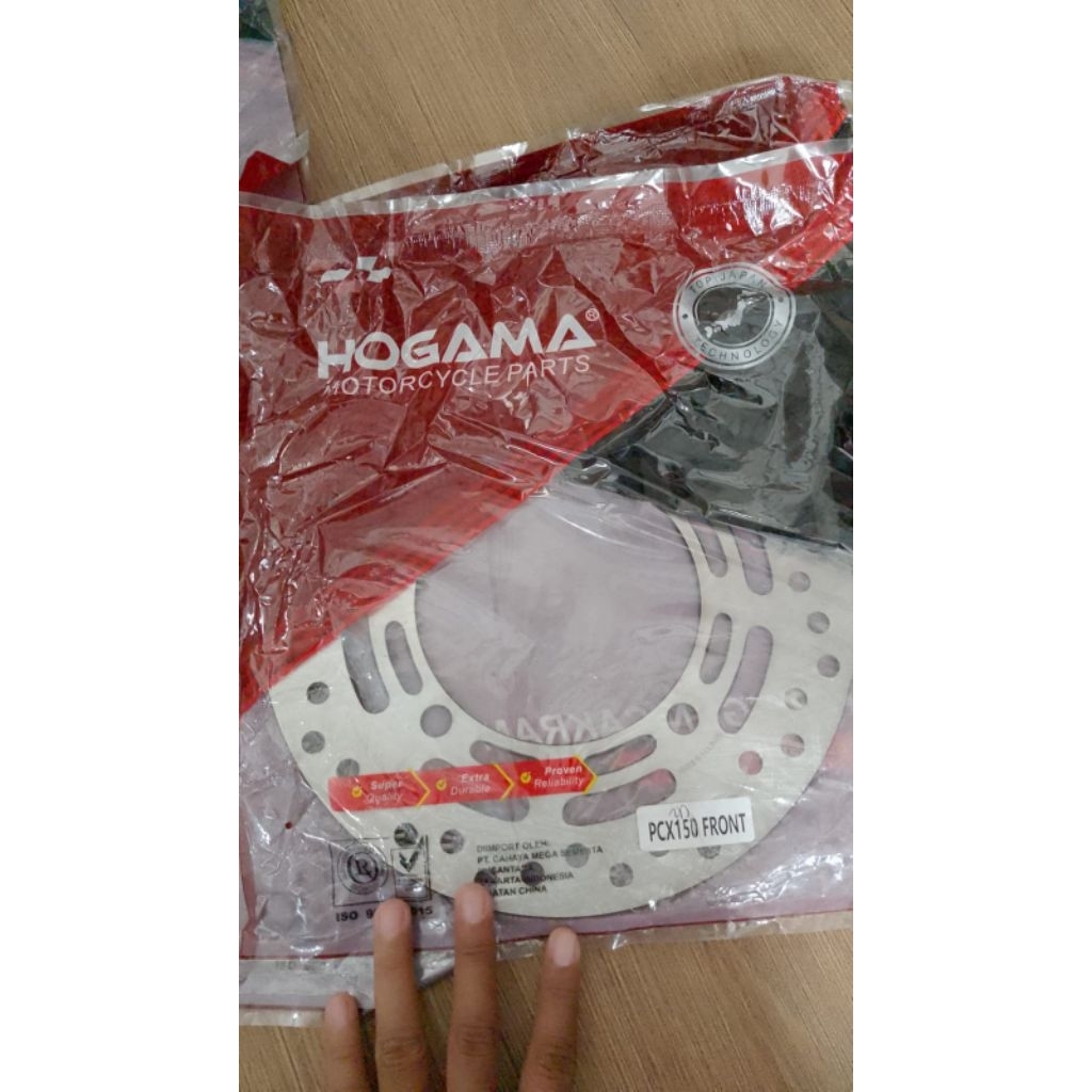Piringan cakram rem depan pcx 150 ori HOGAMA