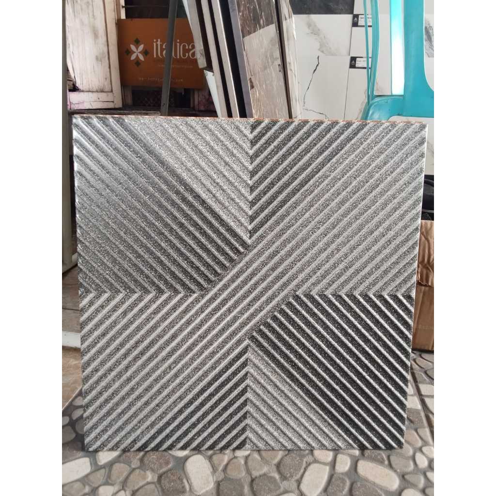 Keramik Lantai Kasar 40x40 Arwana Aldrich GY