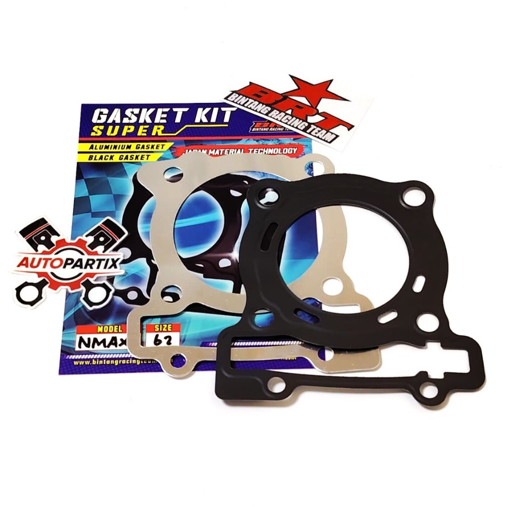 PAKING ATAS BAWAH BRT NMAX AEROX LEXI 62 66 68 70 mm GASKET BRT PAKING BLOK HEAD 62mm 66mm 68mm 70mm