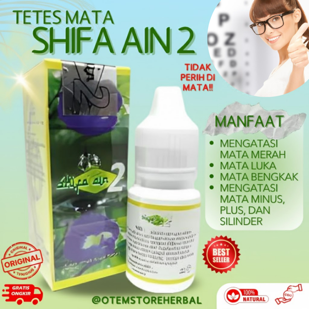 Shifa Ain 2 Obat Herbal Mata – Bantu Redakan Minus & Silinder Cepat