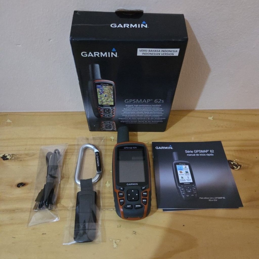 Garmin GPSMAP 62s Bekas Lengkap / GPS Garmin 62s Second