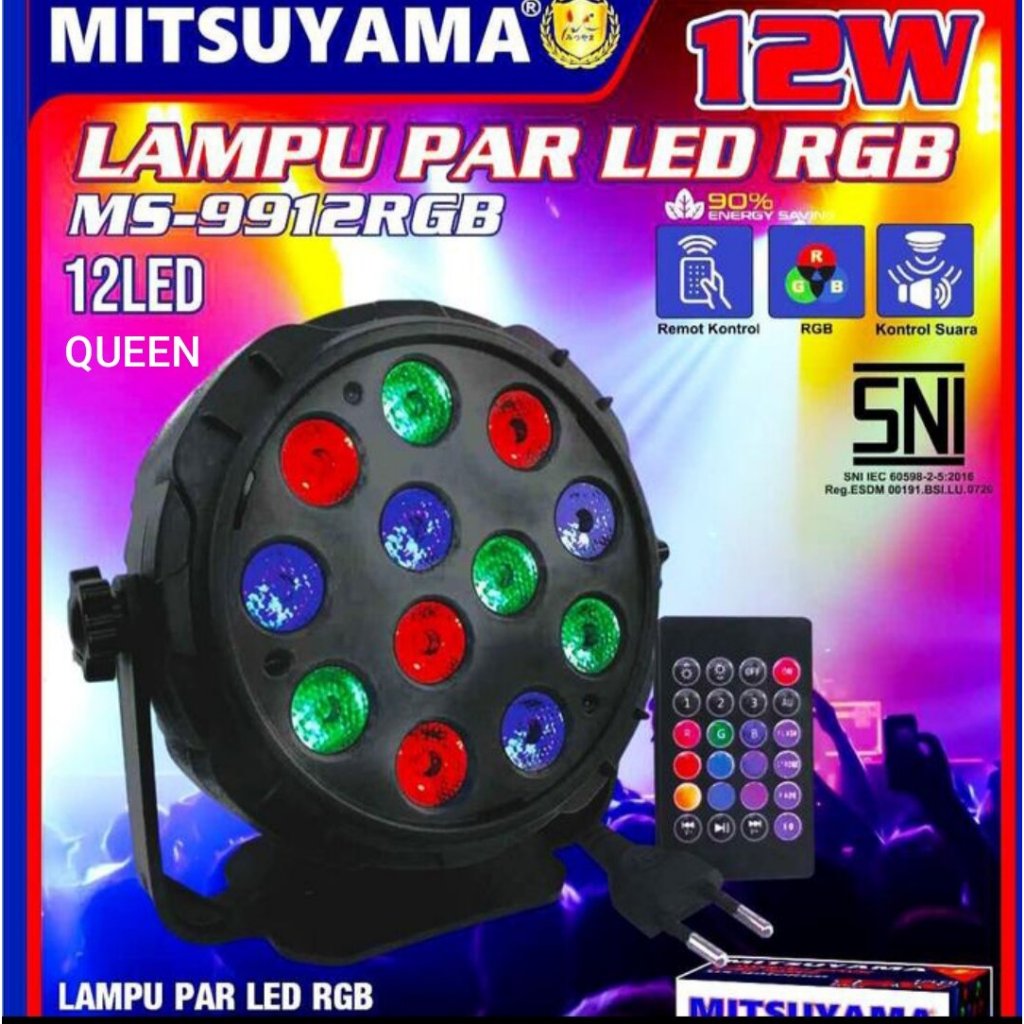 Lampu Par Led Mitsuyama MS-9912RGB