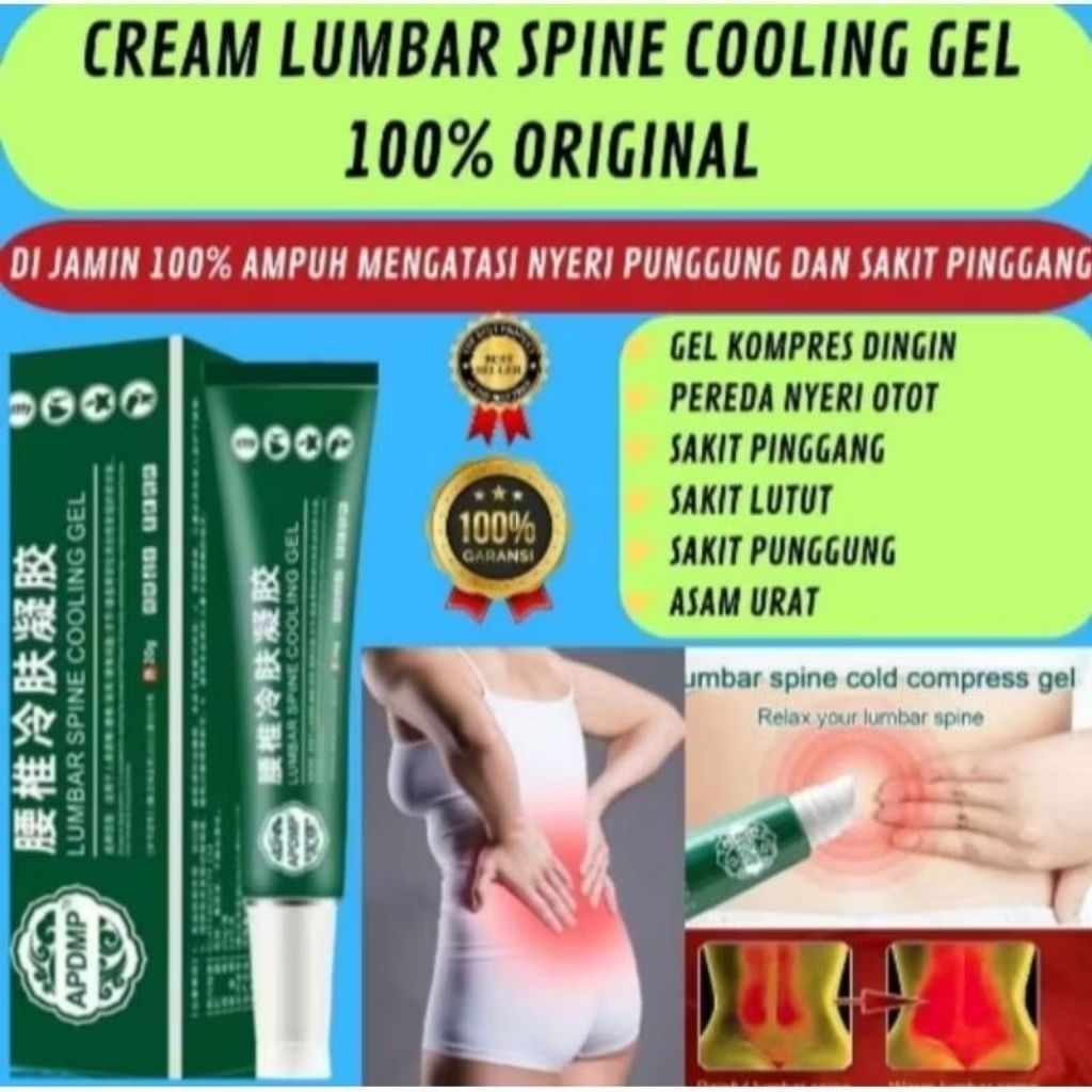 SALEP LUMBAR COOLING GEL / SALEP NYERI OTOT / SALEP NYERI SENDI