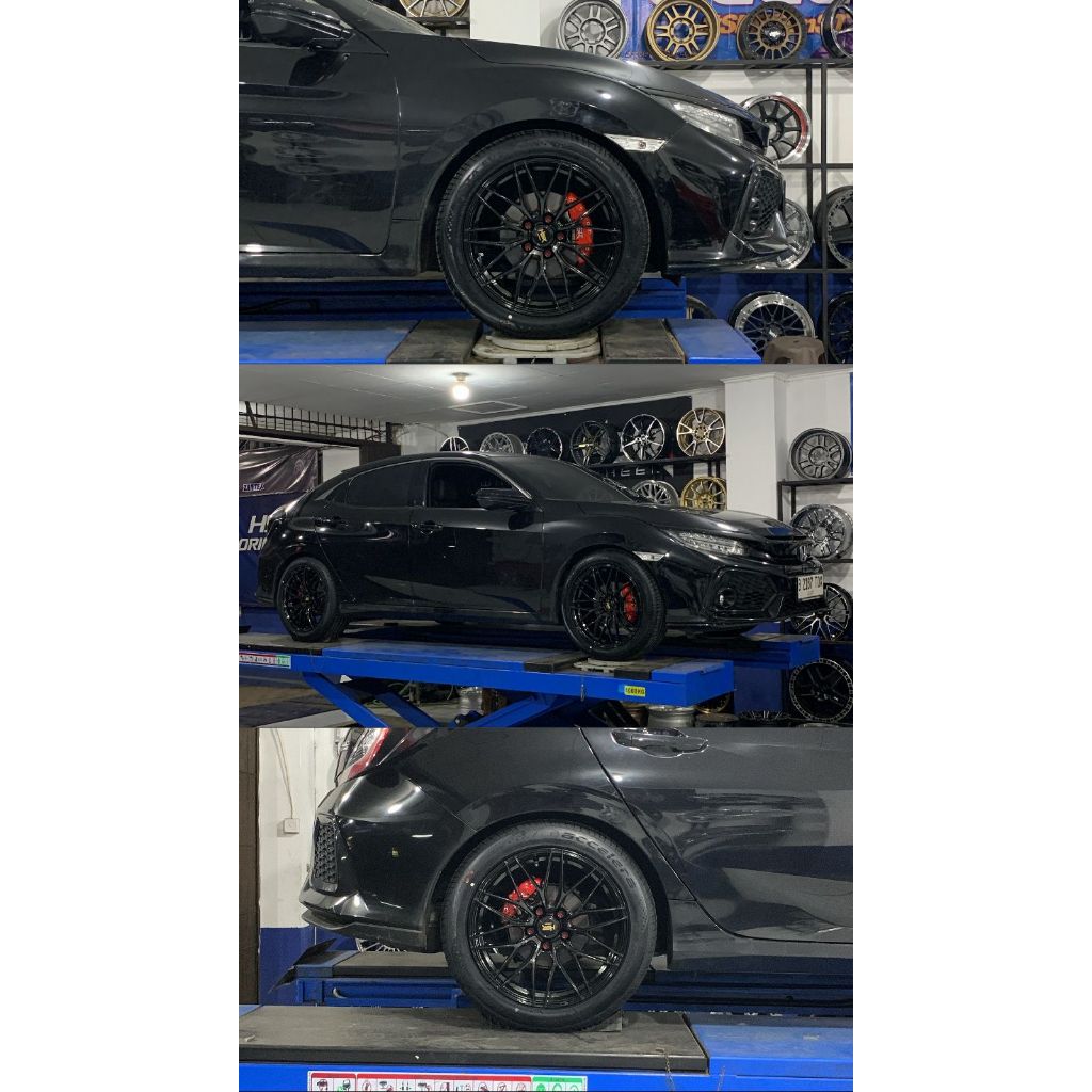 Paketan Velg dan Ban R18 Untuk Civic DLL Velg HSR FG AKEGULA Ban Ukuran 225 50 R18 ACCELERA IOTA EVT