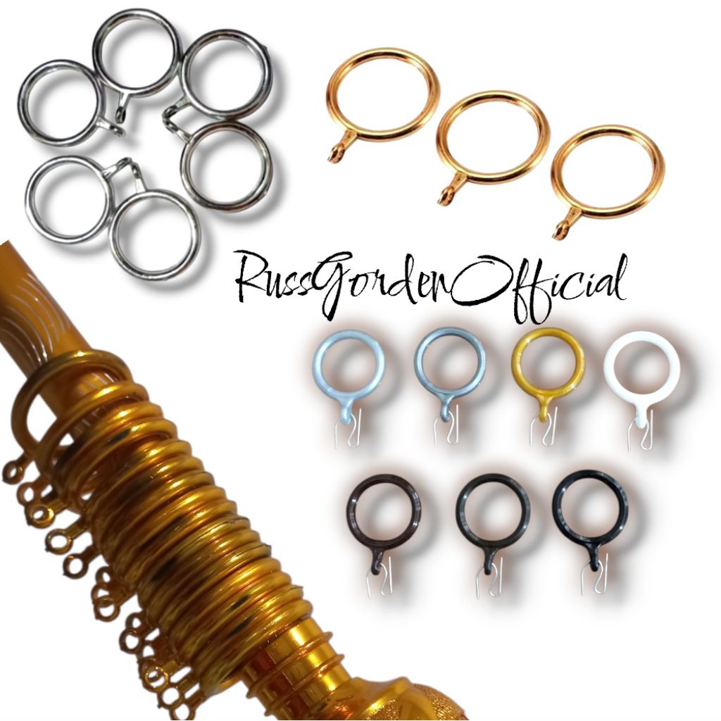 RING GORDEN/CINCIN BATANG BULAT TERMURAH GOLD SILVER HITAM