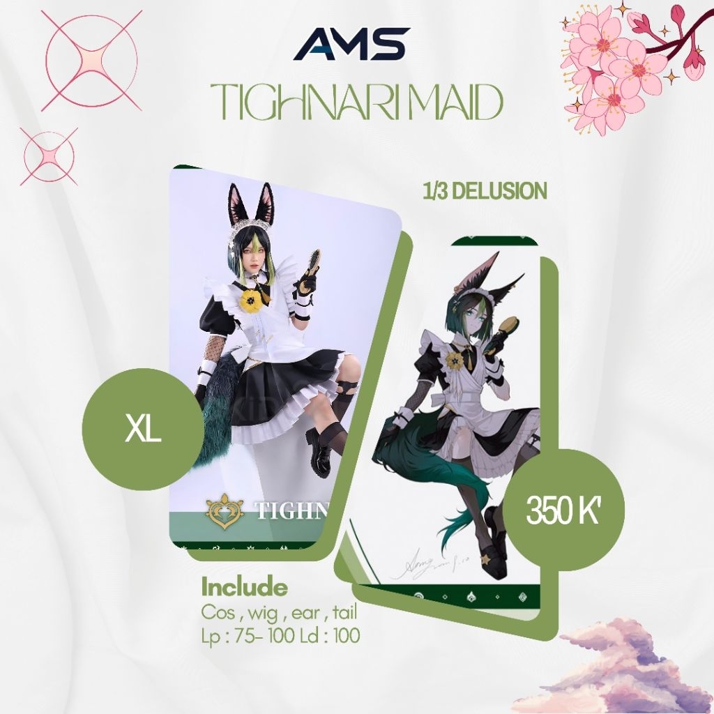 Comingsoon Costum Tighnari Maid 1/3 Delusion XL