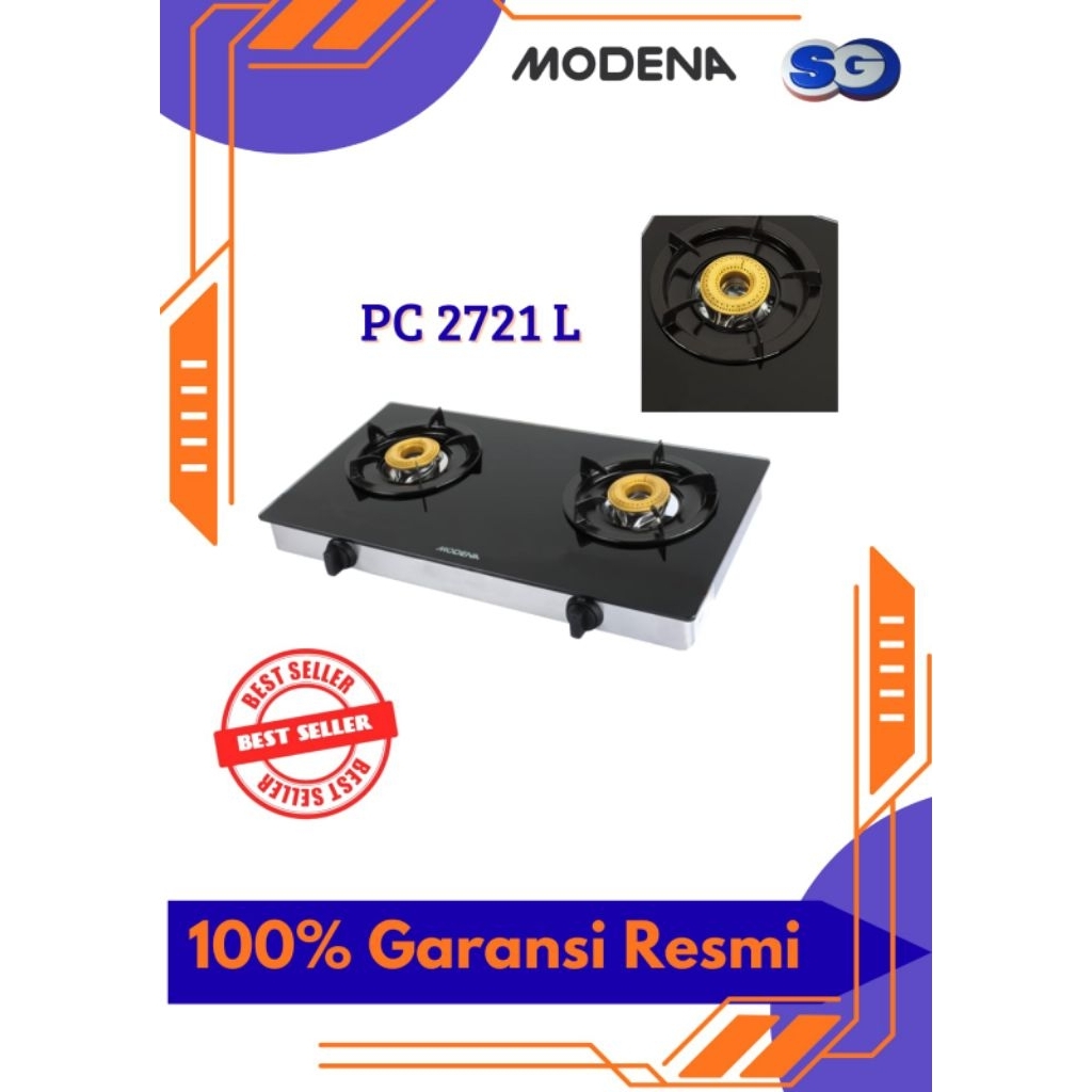 Modena Kompor Portable 2 Tungku PC 2721L/LD
