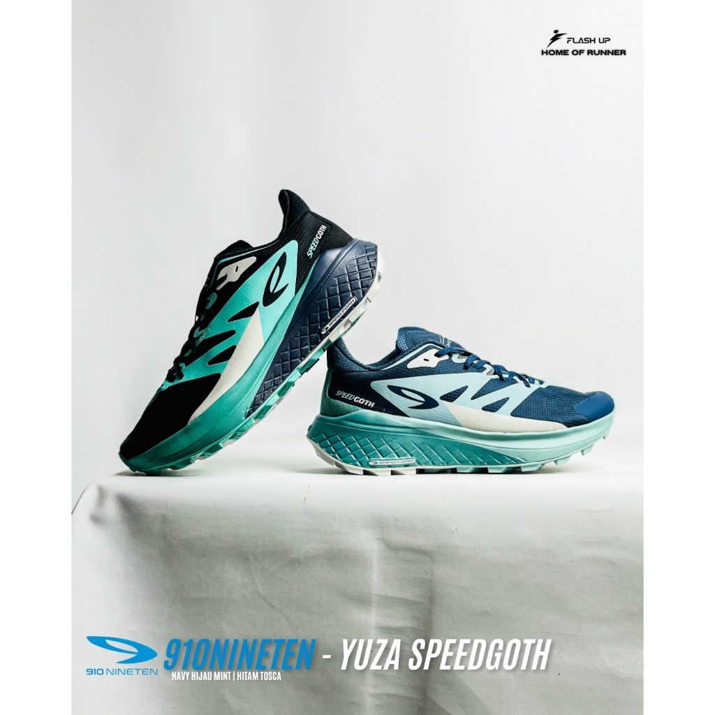 SEPATU RUNNING / LARI / TRAIL RUN NINETEEN 910 ORIGINAL - YUZA SPEEDGOTH NEW COLORS