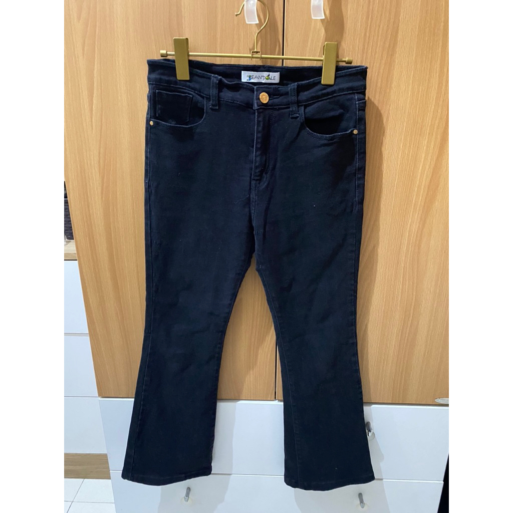 BEANPOLE Jeans Hitam Cutbray