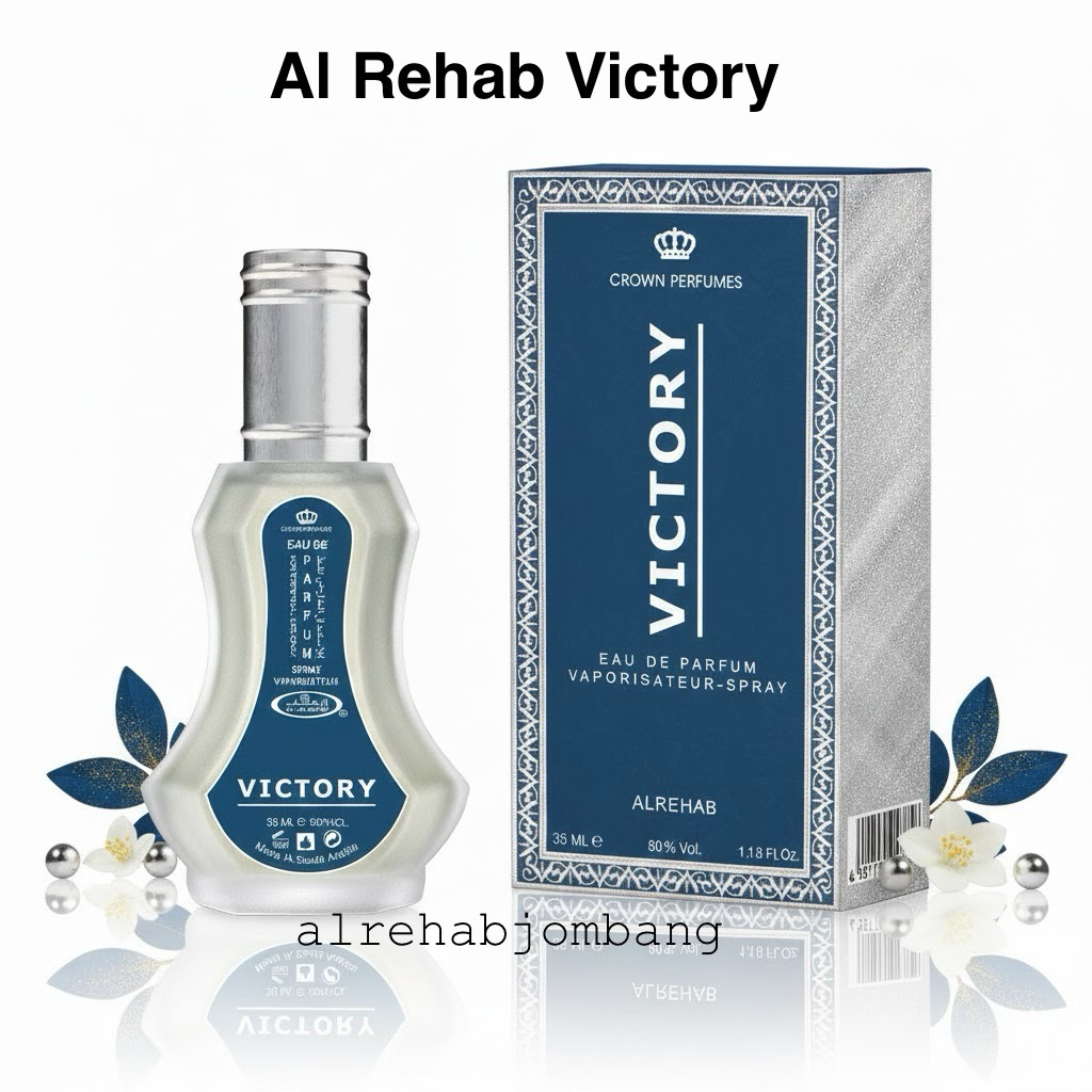 Parfum Al Rehab Victory 35ml Spray Original Arab Saudi