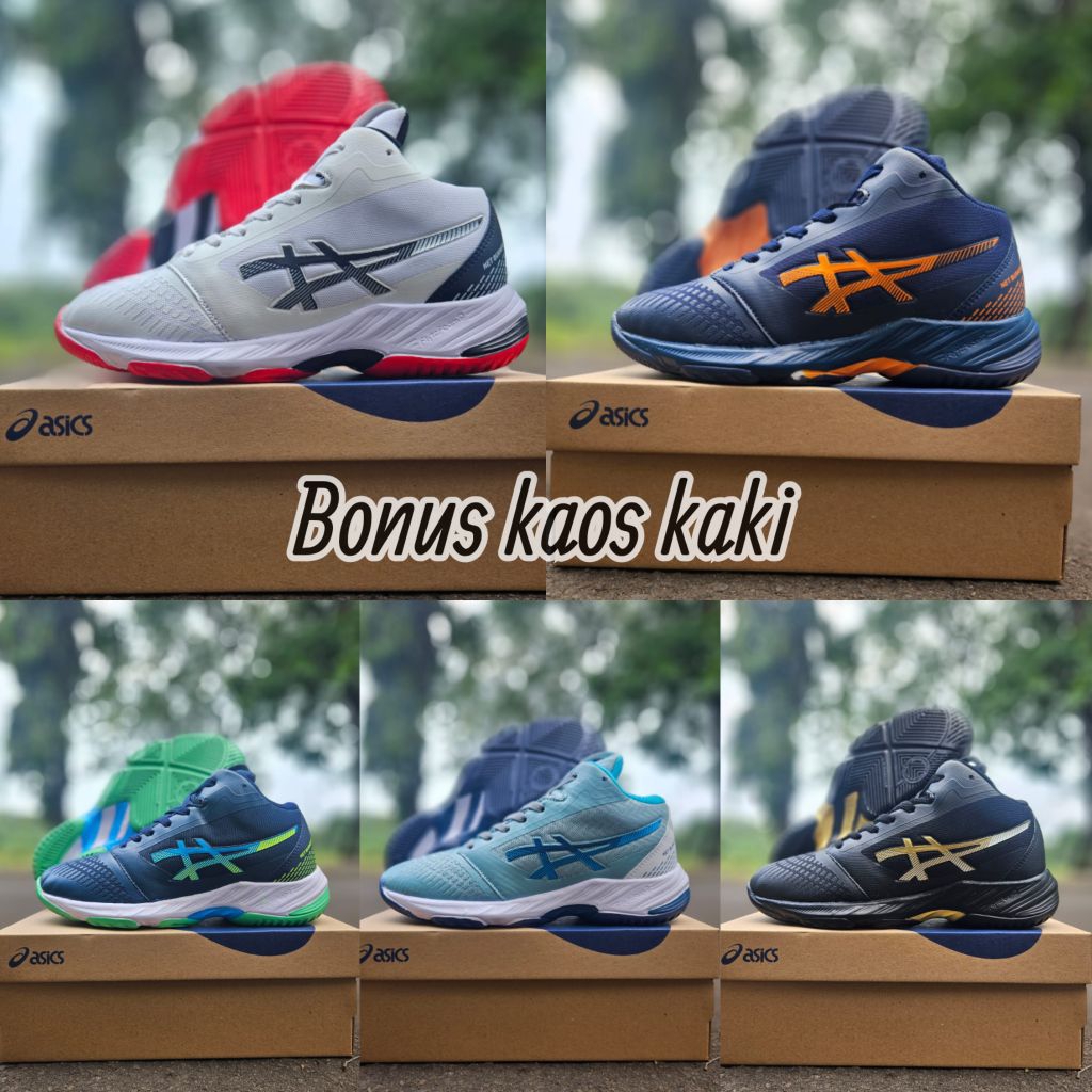 Sepatu Olahraga Volly Net Bur_ner/Sepatu Volly Pria/Sepatu Badminton/Sepatu Tenis/Sepatu Lari/Sepatu