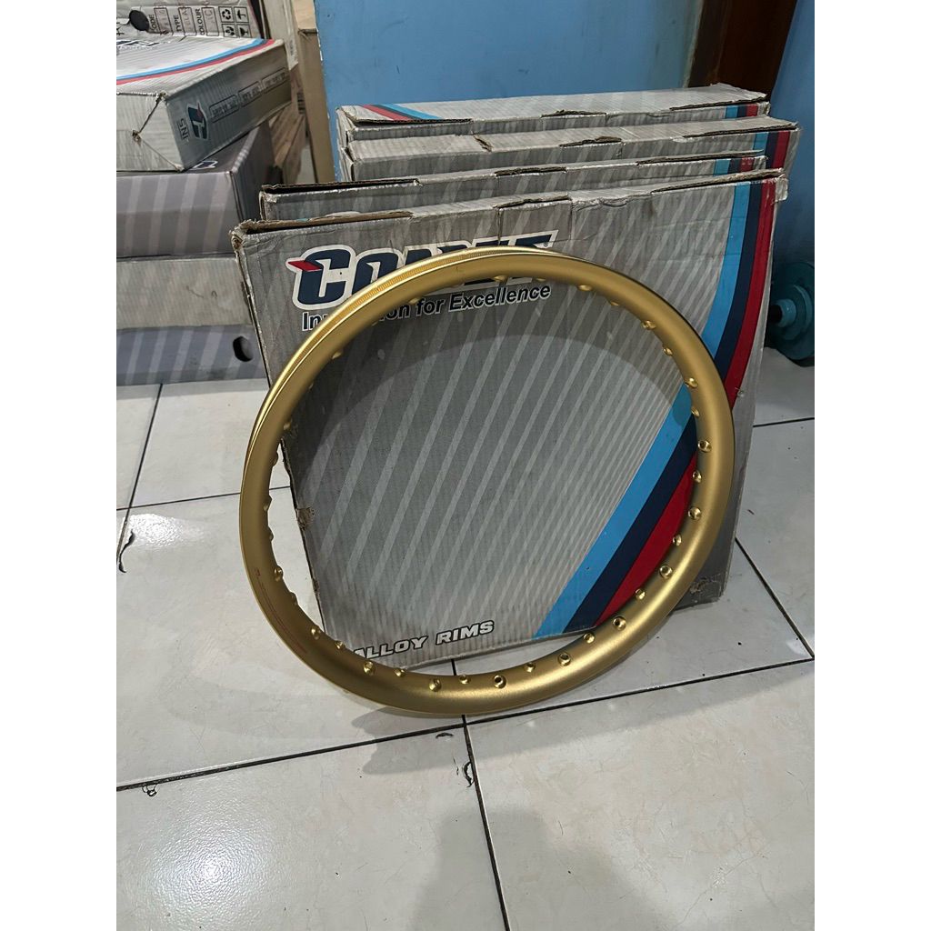 velg comet ring 17 U shape warna gold 1 set ukuran 140 DAN 160