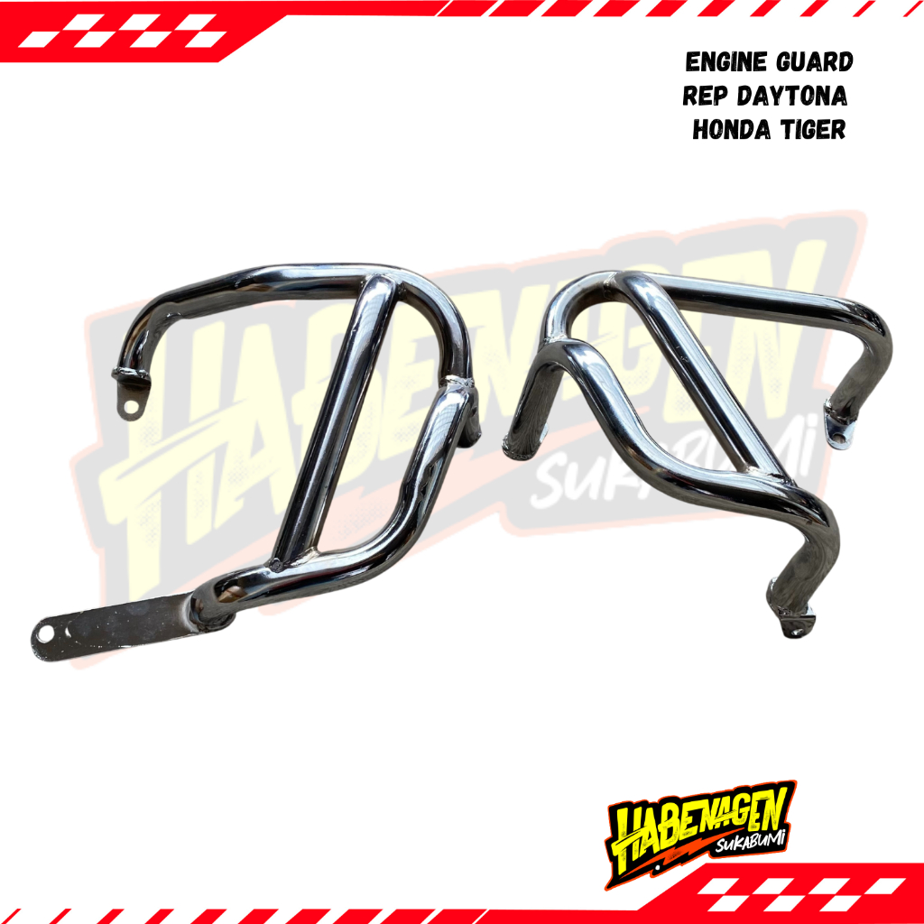 Engine Guard Crashbar Crash Bar Pelindung Mesin Honda Tiger 2000 Lawas Lama Revo Rep Daytona