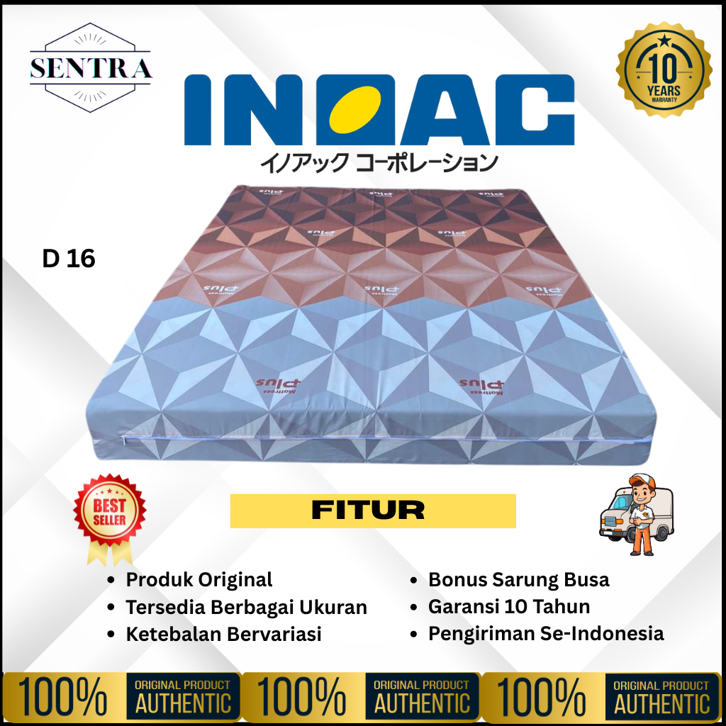 INOAC.KASUR BUSA / KASUR TIDUR / SPON TIDUR INOAC GARANSI RESMI