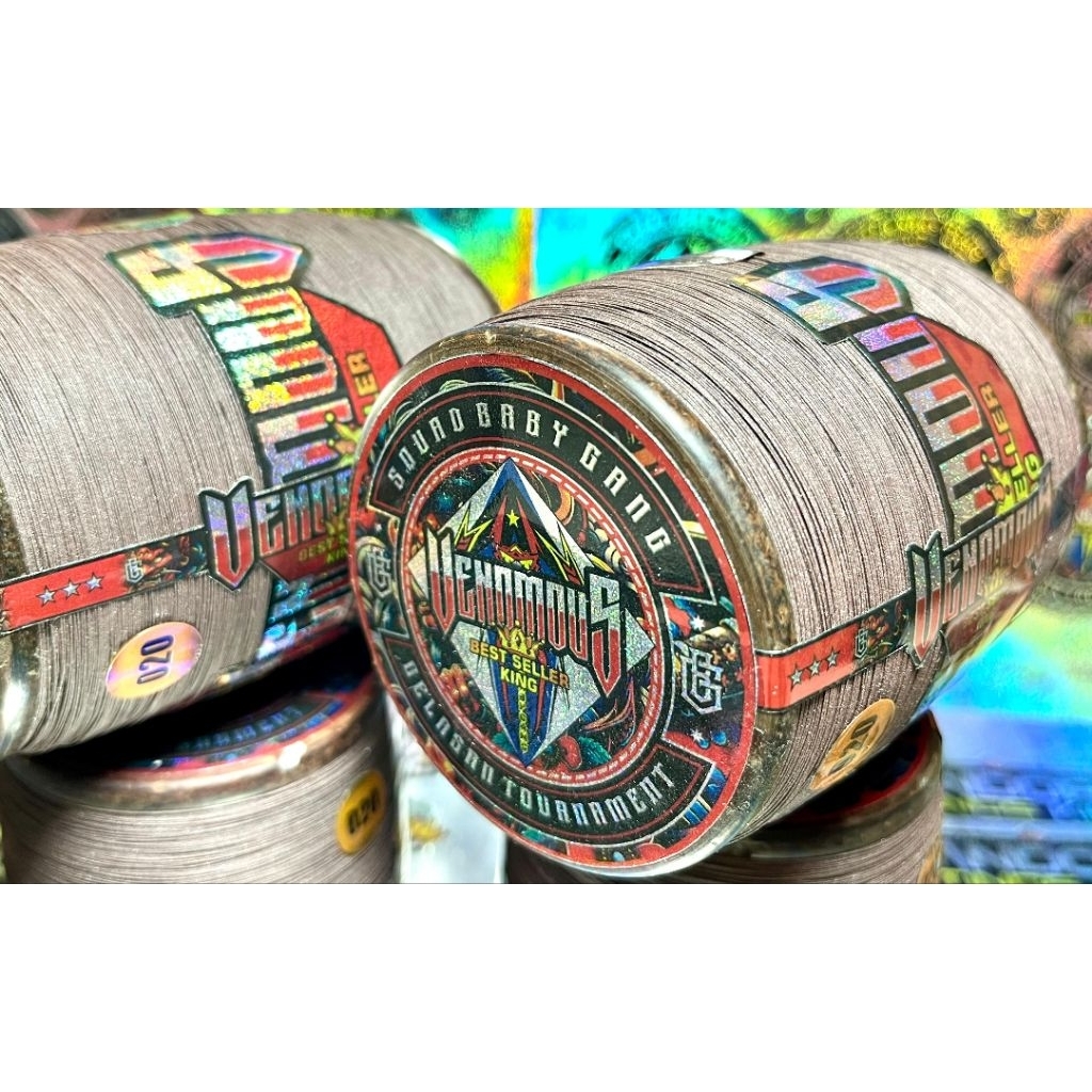 GELASAN MATOT VENOMOUS 0.20 PANJANG 6000 YARD BLACK MONSTER SERIES SPESIAL TOURNAMENT