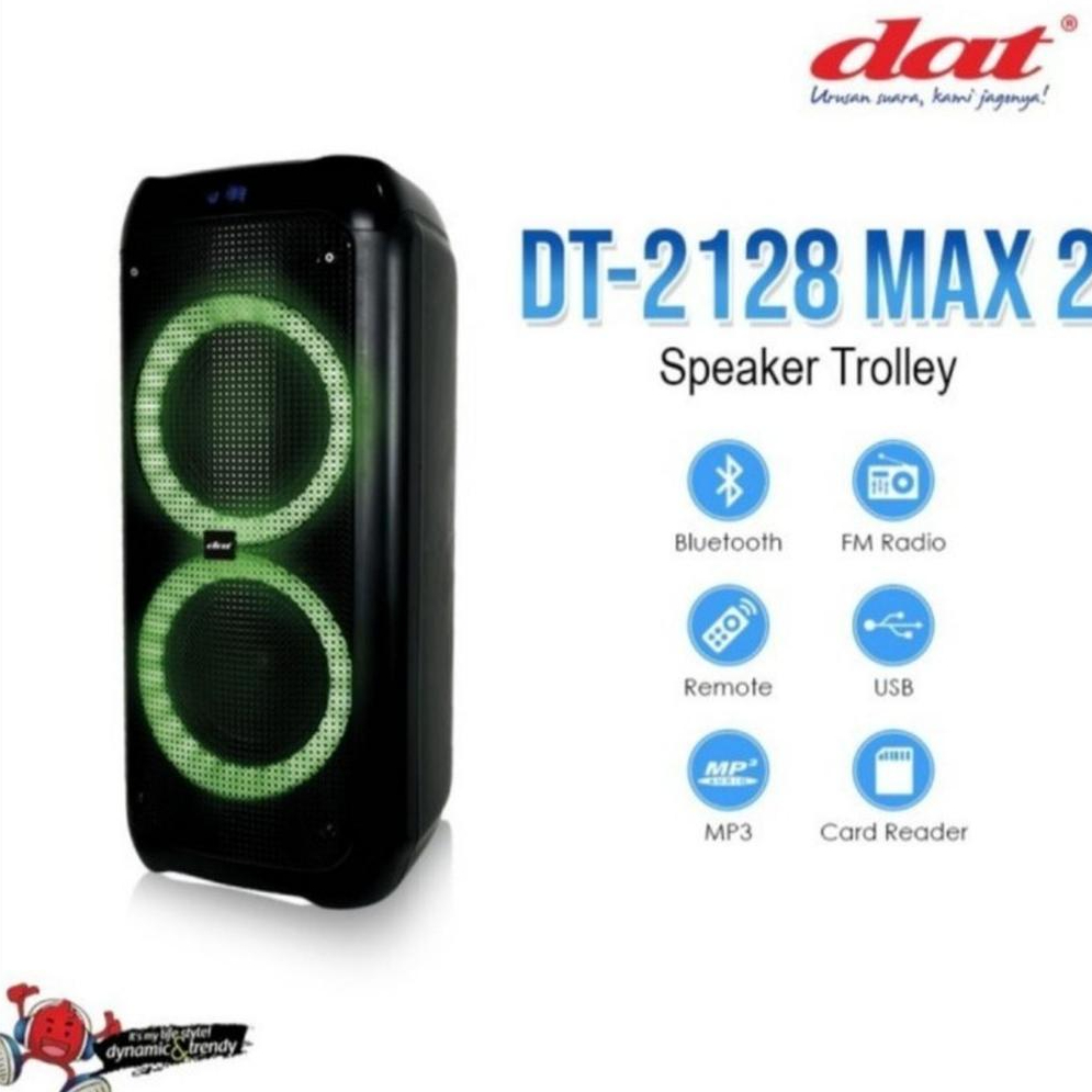 SPEAKER WIRELLES PORTABLE DAT DT-2128 MAX2 ORIGINAL
