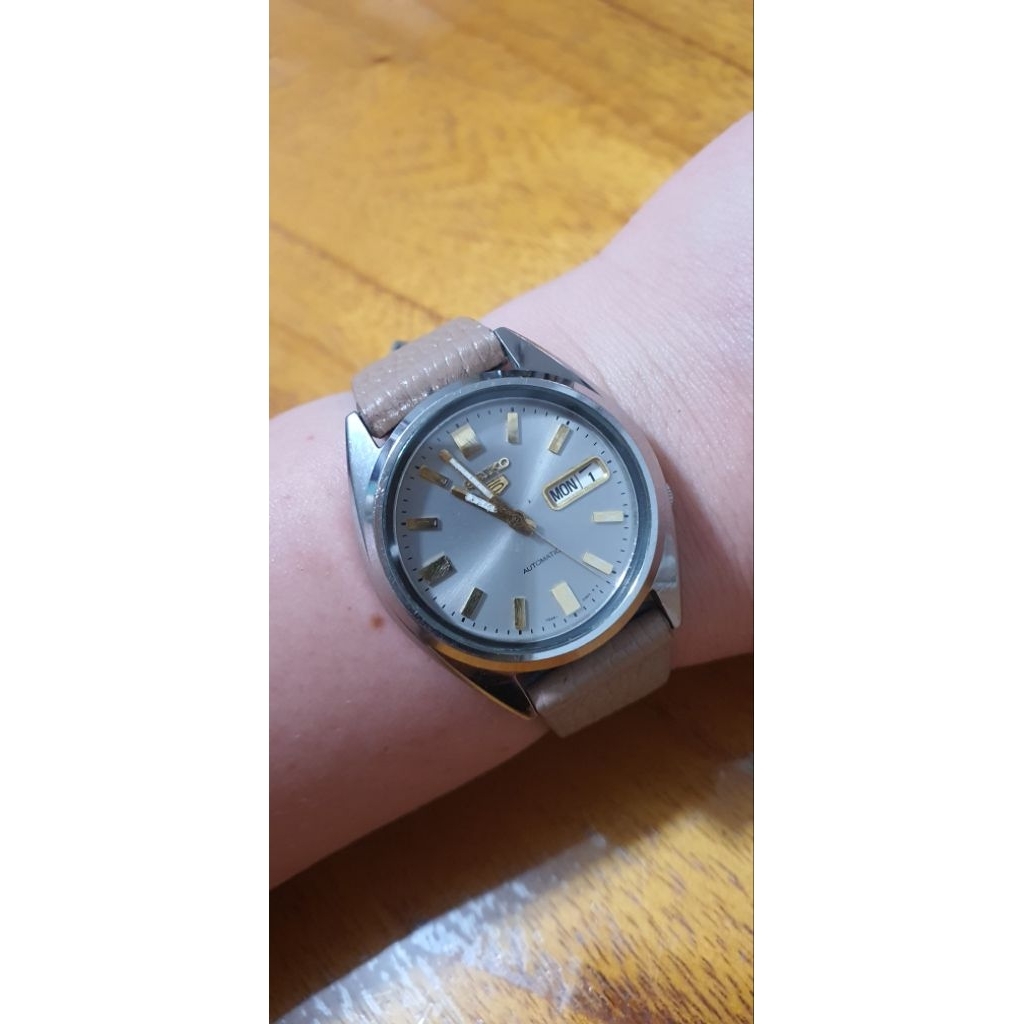 Seiko 5 Man Vintage Automatic Vintage Rare Caliber 7S26-3040 , Dia 37mm , Jam Tangan Pria Cowo Laki-