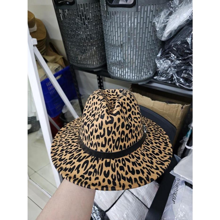 COWBOY BOATER HAT / TOPI FEDORA IMPORT TOPI FEDORA WANITA PRIA CASUAL