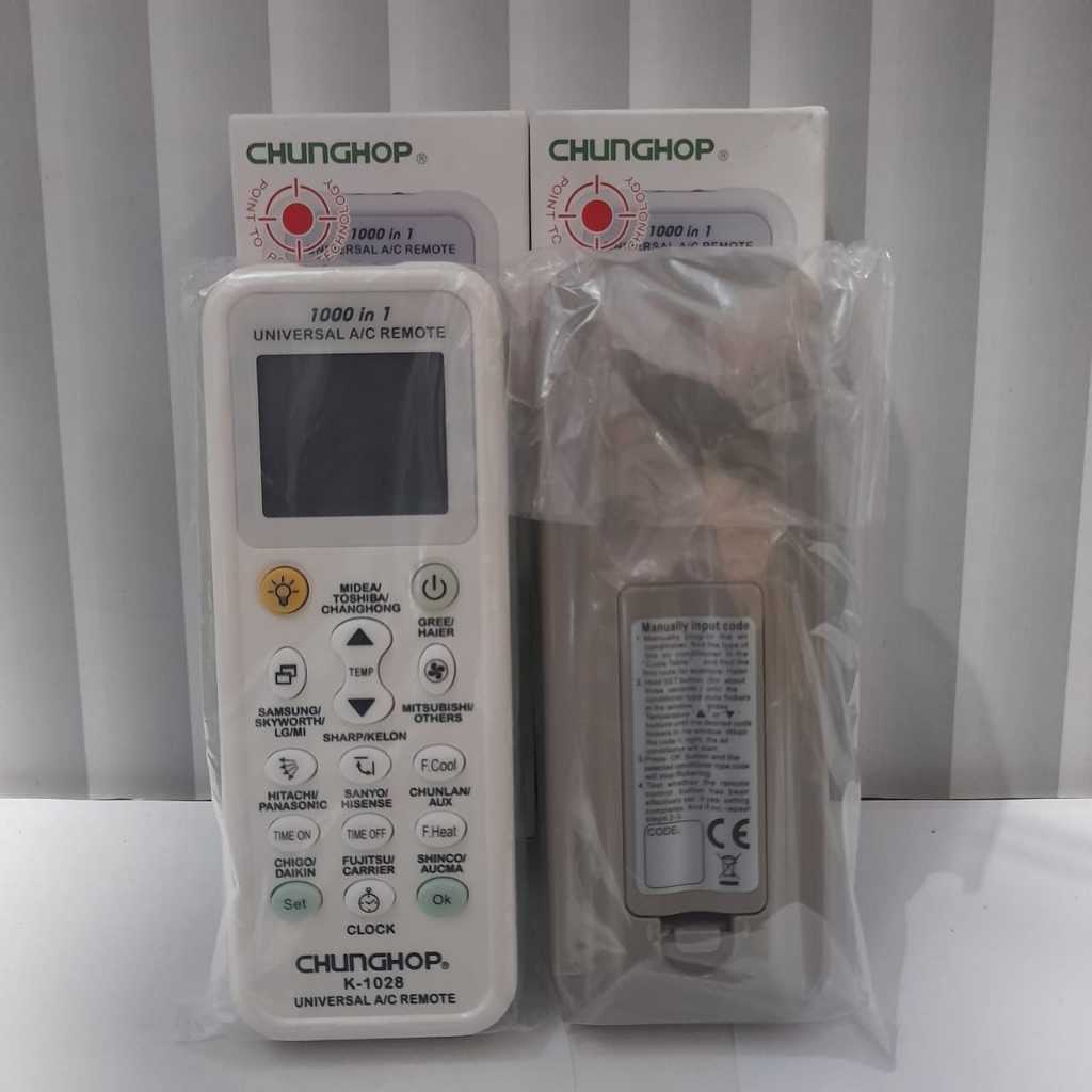 Remote AC Multi/Universal Merk Chunghop K-1028E PRO