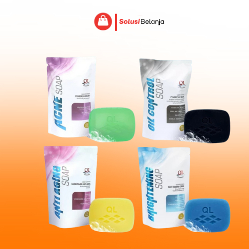 SolusiBelanja_jkt QL Sabun Muka Soap Oil Control / Brightening /Acne / Anti Aging 80Gr Y8004