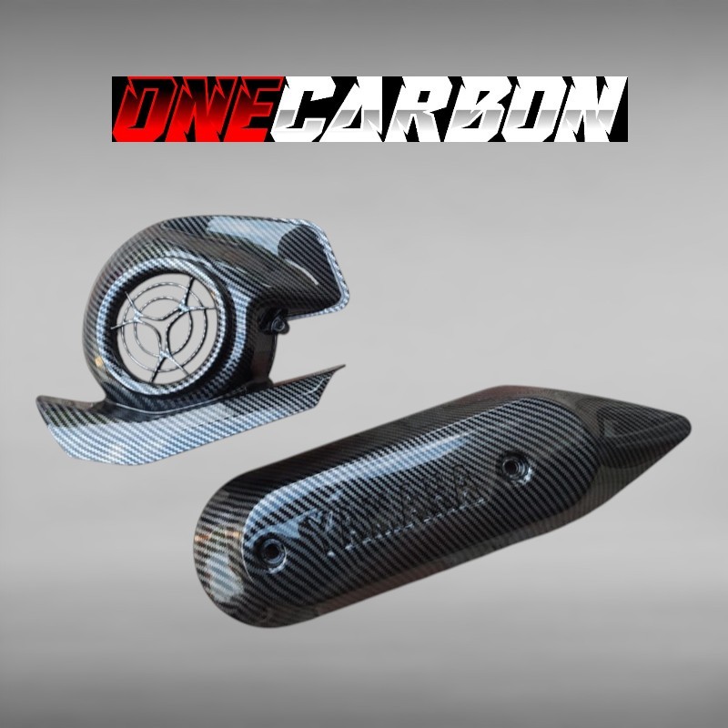 PAKET 2 PCS KIPAS FAZZIO CARBON DAN TUTUP KNALPOT FAZZIO CARBON 2 PCS Fazzio carbon wtp kipas Fazzio