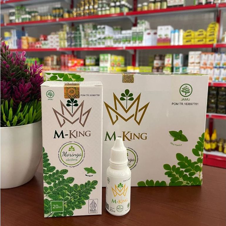 Jamu Tetes Herbal Moringa King M-KING Original