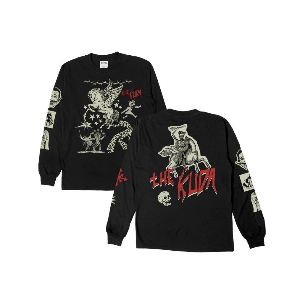 Lawless Jakarta Records - The Kuda - Pegasus Longsleeve - Black